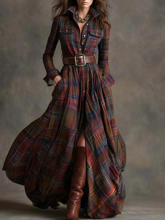 Scarlett™ | Belted Shirt Dress