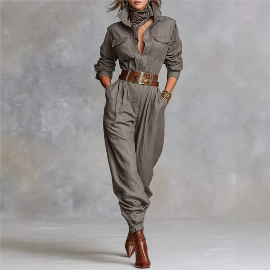 Jinky™ – Belted Utility Jumpsuit